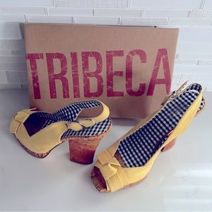 Tribeca peep toe